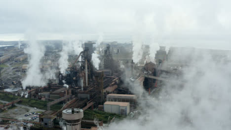 Drone-Shot-Rising-Up-Port-Talbot-Steel-Manufacturing-Plant-04