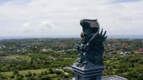 Drone-Shot-Orbiting-Garuda-Wisnu-Kencana-Statue