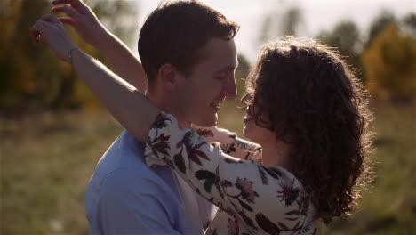 Medium-Shot-Of-Loving-Couple-Walking-Together-4