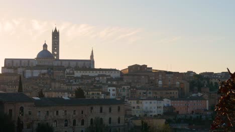 Stadtbild-Von-Siena-Bei-Sonnenaufgang
