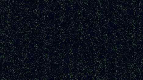 Motion-small-green-glitters-and-dust-on-dark-space
