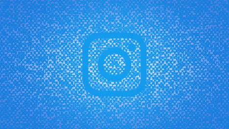 Big-social-Instagram-icon-on-network-background