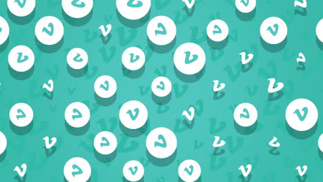 Vimeo-icons-pattern-on-social-network-background
