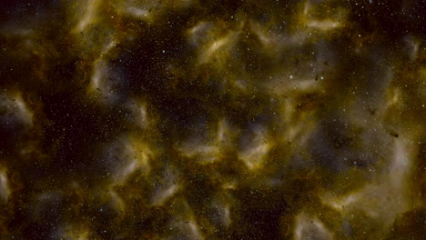 Universe-with-fly-dust-and-yellow-clouds