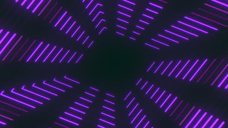 Neon-purple-rhombus-and-lines-in-vertigo-style