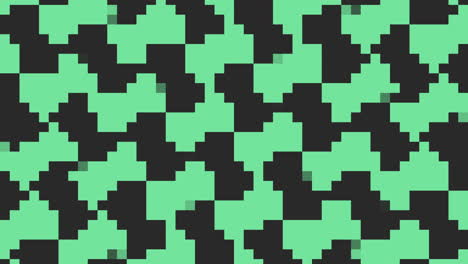 Gradient-green-pixels-pattern