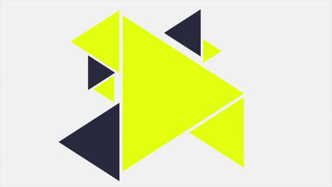 Gradient-black-and-yellow-triangles-pattern