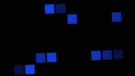 Gradient-blue-pixels-elements-on-dark-space