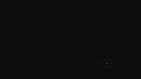 Motion-speed-simple-purple-geometric-shapes-on-black-color