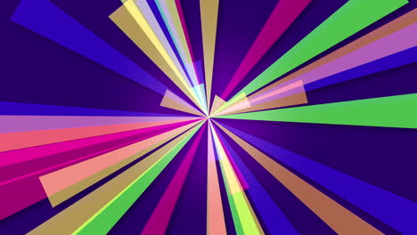 Geometrische-Regenbogenstrahlen-Linienmuster