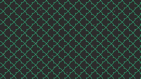 Green-geometric-pattern