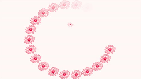 Rote-Sommerblumen-Im-Kreis