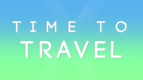 Tiempo-Para-Viajar-En-Color-Degradado-Azul-Y-Verde