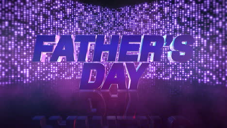 Father-Day-with-neon-purple-lights-on-stage