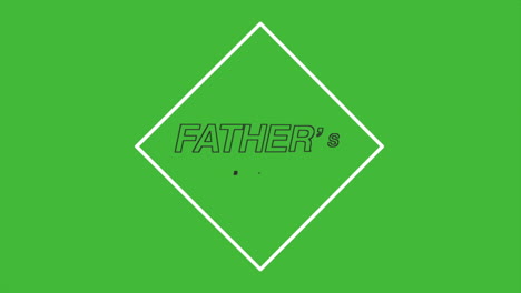 Vatertag-Im-Weißen-Rahmen-Auf-Grüner-Textur
