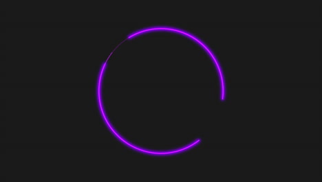 Neon-purple-circles-on-dark-space