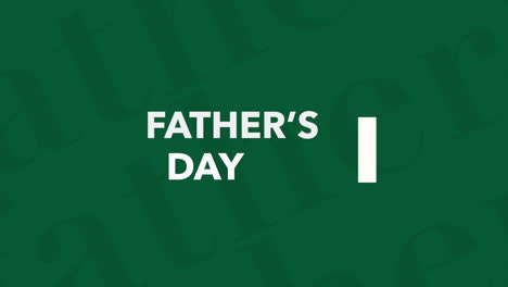 Father-Day-on-green-gradient-color