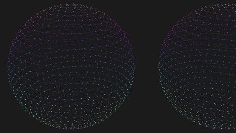 Neon-Big-Sphere-Besteht-Aus-Kleinen-Punkten-Im-Dunklen-Raum