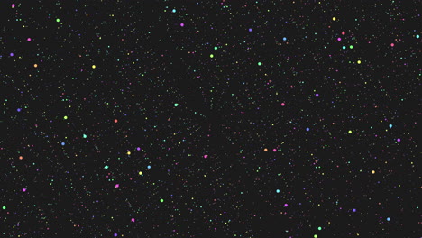 Fliegender-Kleiner-Neonregenbogen-Glitzert-In-Der-Dunklen-Galaxie