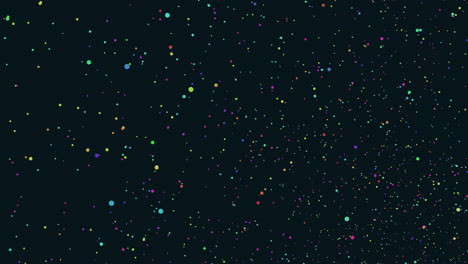 Kleine-Neonpunkte-Und-Weltraumstaub-In-Dunkler-Galaxie