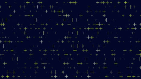 Fly-neon-crosses-and-confetti-on-dark-galaxy