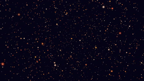 Fliegen-Sie-Neonsterne-Und-Weltraumstaub-In-Einer-Tiefen-Dunklen-Galaxie