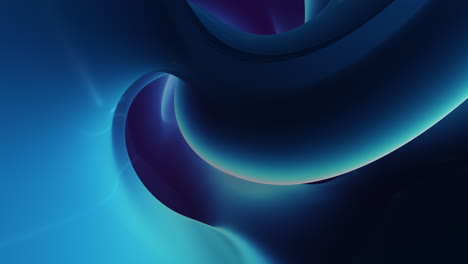 Flowing-futuristic-neon-dark-blue-waves