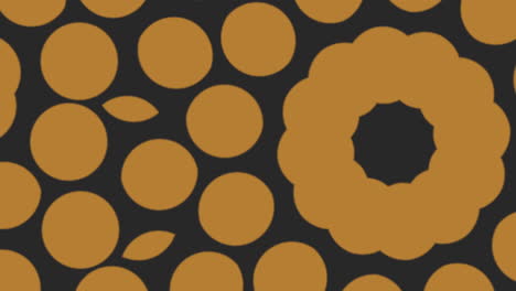 Motion-gradient-yellow-circles-pattern