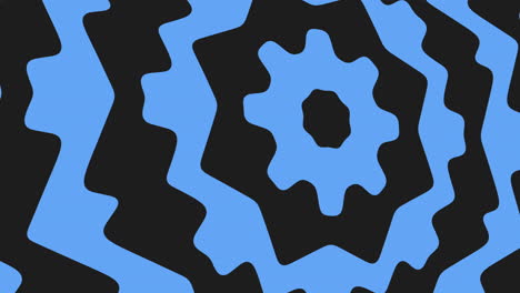 Farbverlauf-Blau-Abstraktes-Geometrisches-Muster