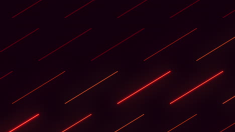 Neon-red-lines-pattern-on-dark-black-space