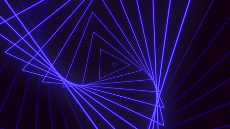 Neonblaues-Spirallinienmuster-Auf-Dunkelschwarzem-Raum