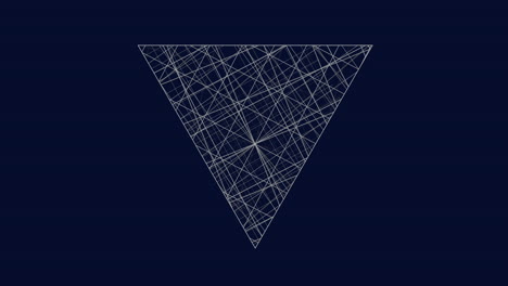 Triángulos-Geométricos-Abstractos-Blancos-En-El-Espacio-Oscuro