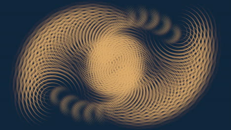 Gelbe-Abstrakte-Geometrische-Kreise-Auf-Dunklem-Raum