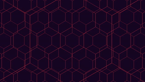 Futuristic-neon-hexagons-on-dark-space