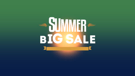 Summer-Big-Sale-with-sun-rays-and-ribbon