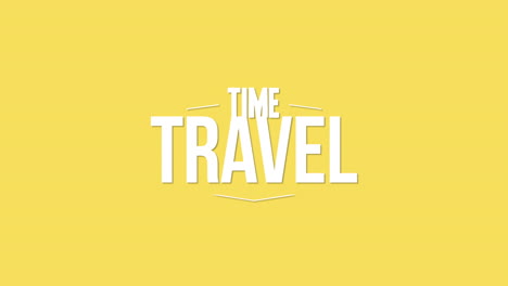 Zeitreise-Auf-Gelbem-Farbverlauf