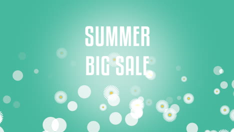 Summer-Big-Sale-with-fly-white-flowers-on-blue-gradient