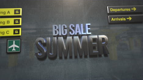 Summer-Big-Sale-on-wall-of-airport