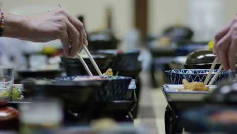 Japanese-dinner-with-chop-sticks