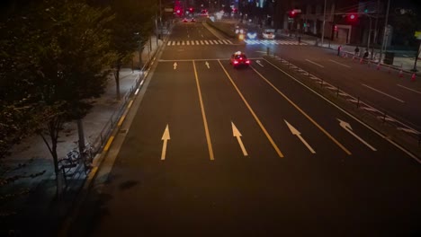 4K-video-von-Mitte-Nacht-Straße-in-Tokio-Japan