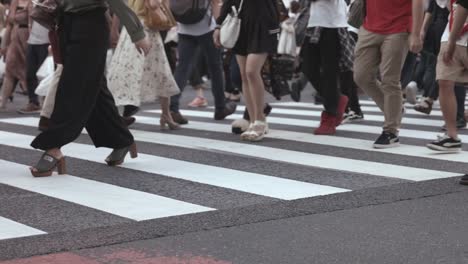 People-walking-on-the-crosswalk-(Slow-Motion-Video)-Shibuya-in-Summer