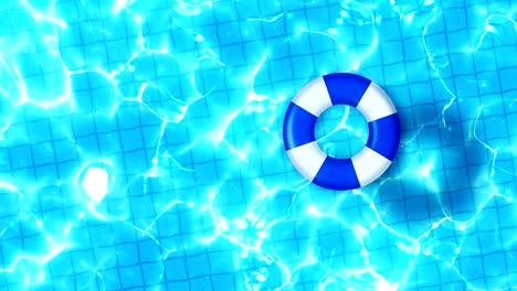 Vista-superior-de-la-piscina,-animación-CG-de-superficie-de-agua,