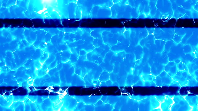 Swimming-pool-top-view,-Water-Surface-CG-animation,-Loop,