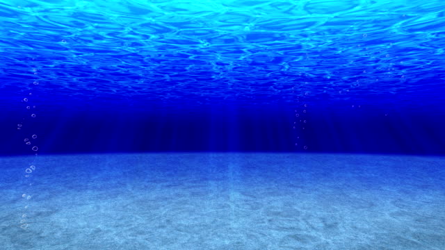 Bucear-en-el-mar,-submarinos-de-buceo,-Loop-de-animación,