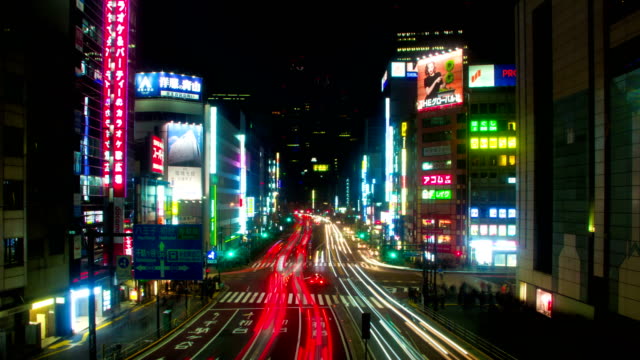 Nacht-Zeitraffer-in-Shinjuku-Südseite-vergrößern