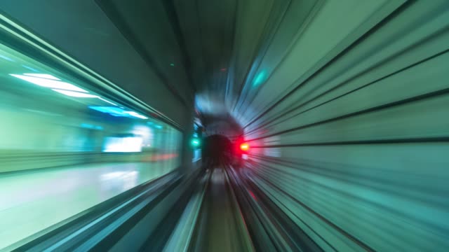 4K-Zeit-verfallen-u-Bahnen-schnell-Speed-Motion-of-Singapore-city