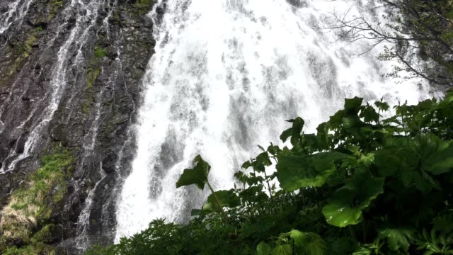 Waterfall(OshinKoshin-no-Taki-Falls)-in-Shiretoko