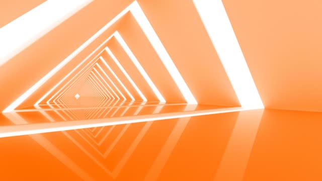 Dreieck-abstrakten-Hintergrund-Tunnel