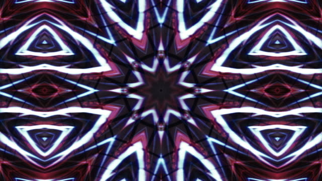 Kaleidoskop-abstrakte-Disco-Dance-Lichter-Hintergrund,-Loop,-4-km