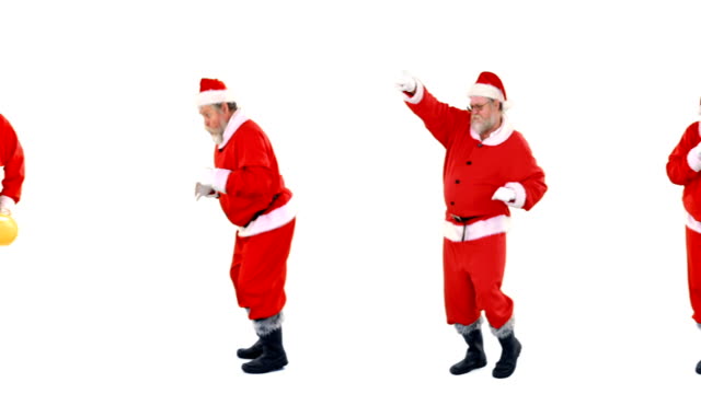 Santa-claus-dancing-and-performing-various-activity
